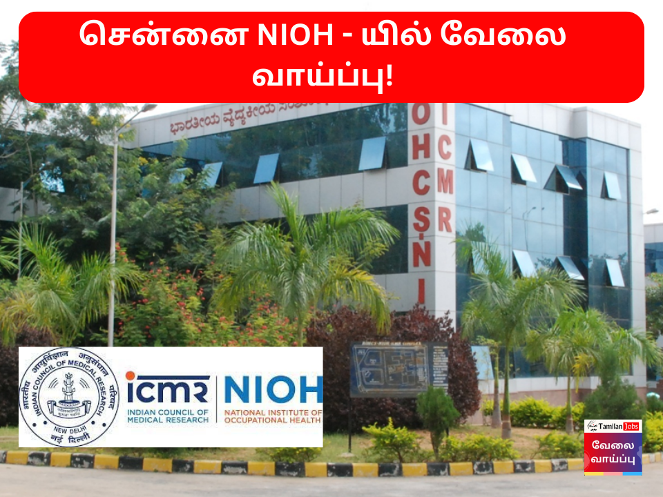 NIOH Chennai Recruitment 2024