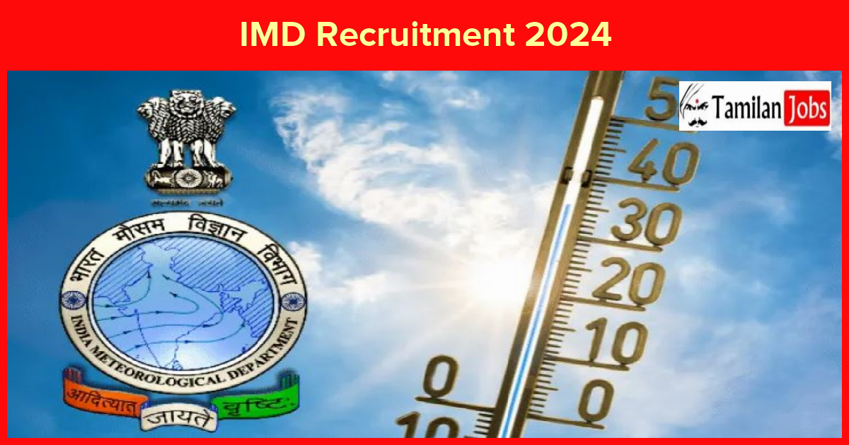 IMD Recruitment 2024