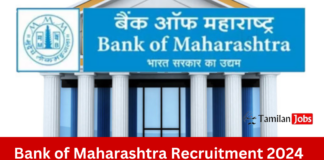 Bank of Maharashtra Recruitment 2024