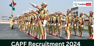 CAPF Recruitment 2024