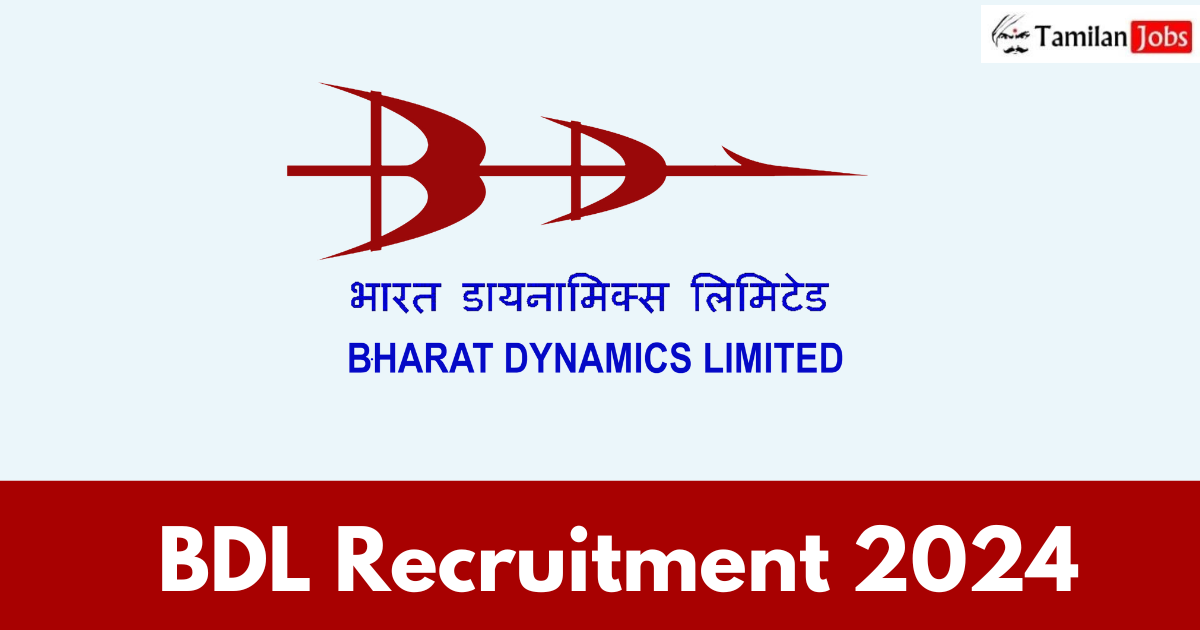 BDL Recruitment 2024