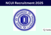 NCUI Recruitment 2025